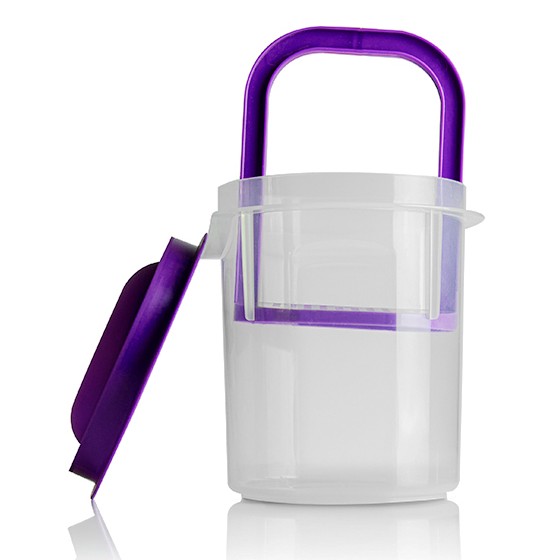Clear And Purple Chilli Drainer 700 ml